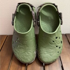 CROCS All Terrain Atlas Clog Army Green Espresso 208391-32C Men’s 7 Women’s 9